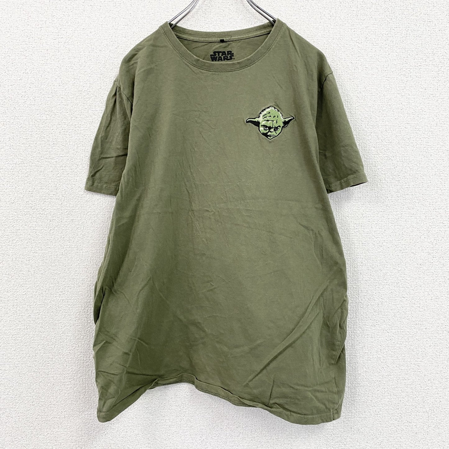 STAR WARS　スターウォーズ　半袖プリントTシャツ　カーキ　Lサイズ