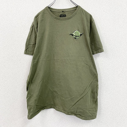 STAR WARS　スターウォーズ　半袖プリントTシャツ　カーキ　Lサイズ