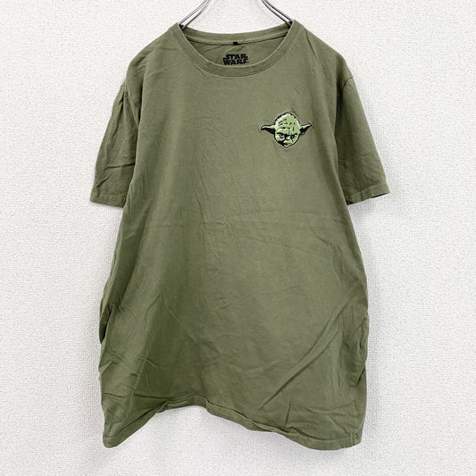 STAR WARS　スターウォーズ　半袖プリントTシャツ　カーキ　Lサイズ