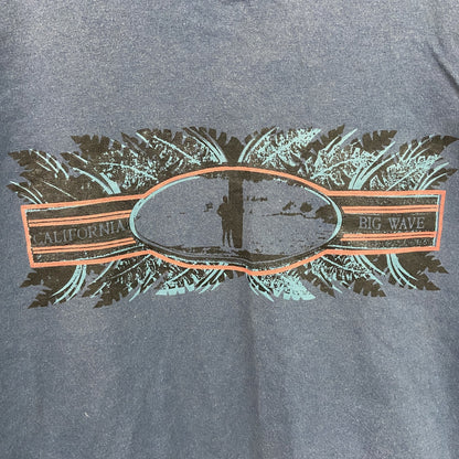 TULTEX　タルテックス　半袖プリントTシャツ　紺　ネイビー　Lサイズ