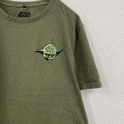 STAR WARS　スターウォーズ　半袖プリントTシャツ　カーキ　Lサイズ