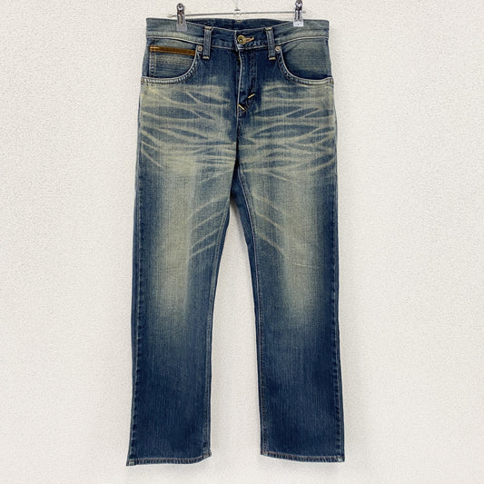 EDWIN　エドウィン　デニムパンツ/ジーンズ　縦落ち　鬼ヒゲ　フェード　ジップフライ　インディゴ　W30サイズ