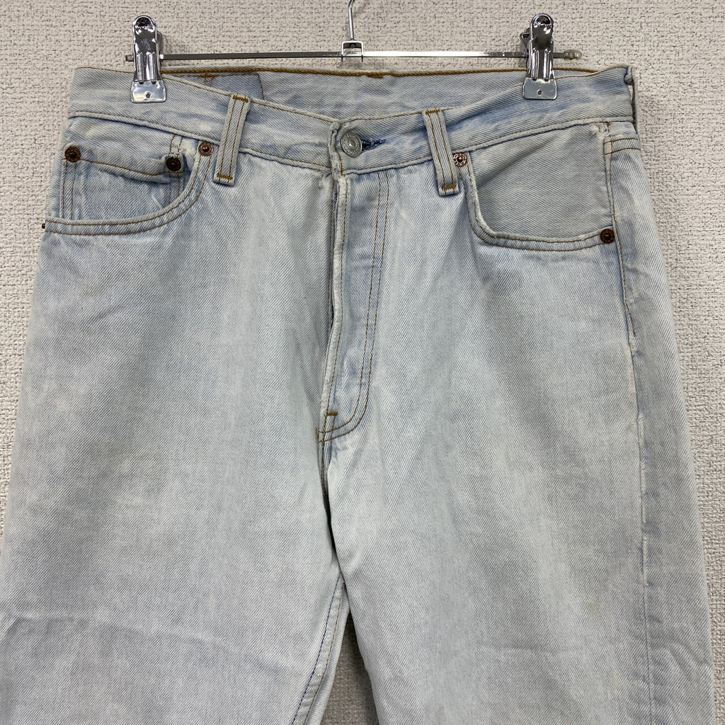 90s　Levi’s　リーバイス　501　デニムパンツ/ジーンズ　ボタンフライ　フェード　ヴィンテージ　インディゴ　W30サイズ