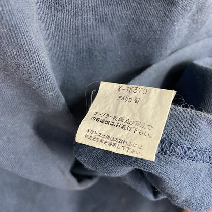 TULTEX　タルテックス　半袖プリントTシャツ　紺　ネイビー　Lサイズ