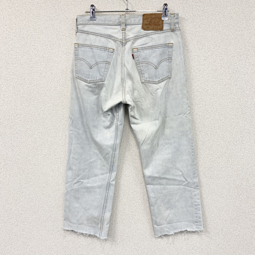 90s　Levi’s　リーバイス　501　デニムパンツ/ジーンズ　ボタンフライ　フェード　ヴィンテージ　インディゴ　W30サイズ