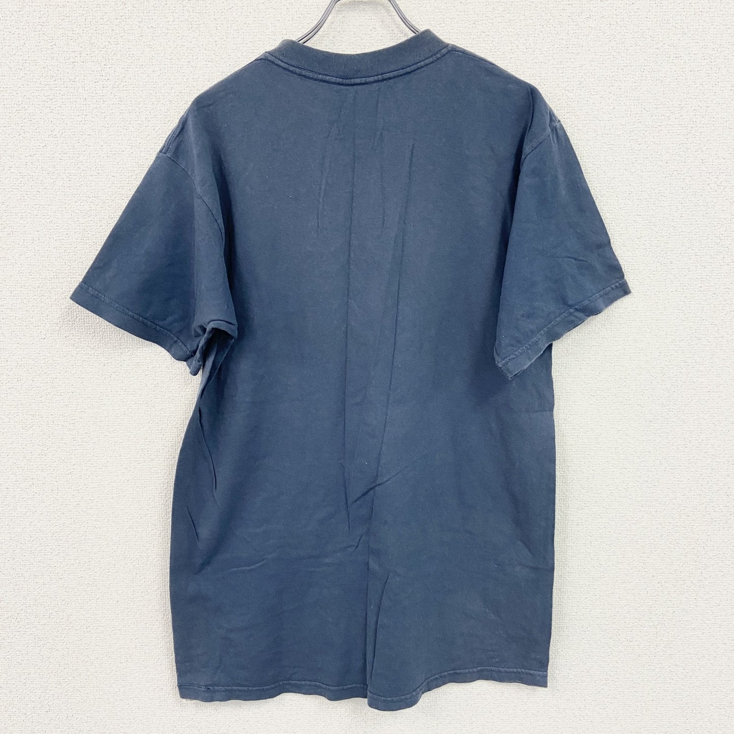 TULTEX　タルテックス　半袖プリントTシャツ　紺　ネイビー　Lサイズ