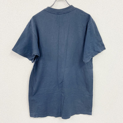 TULTEX　タルテックス　半袖プリントTシャツ　紺　ネイビー　Lサイズ