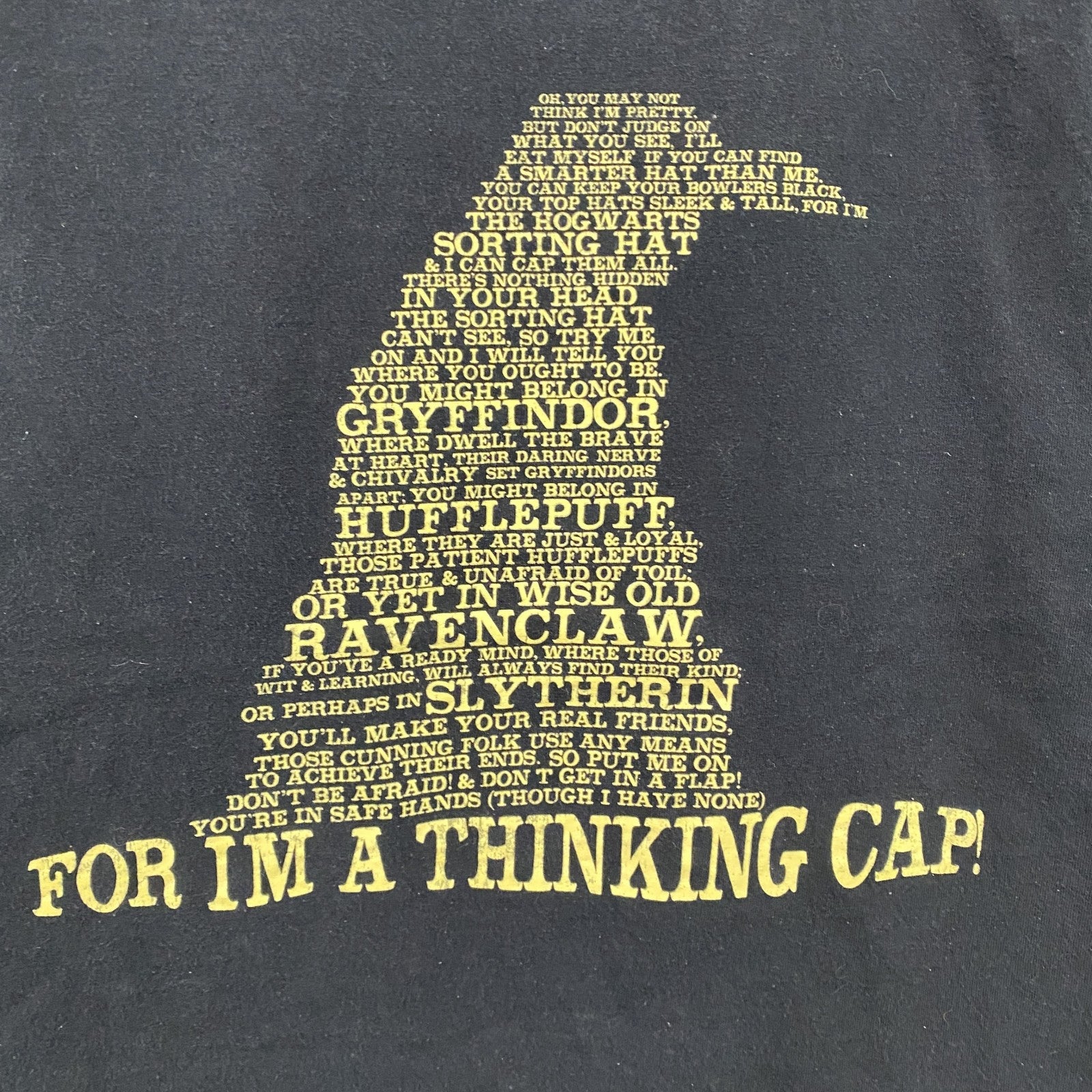 Harry Potter　ハリーポッター　半袖プリントTシャツ　黒　ブラック　Sサイズ