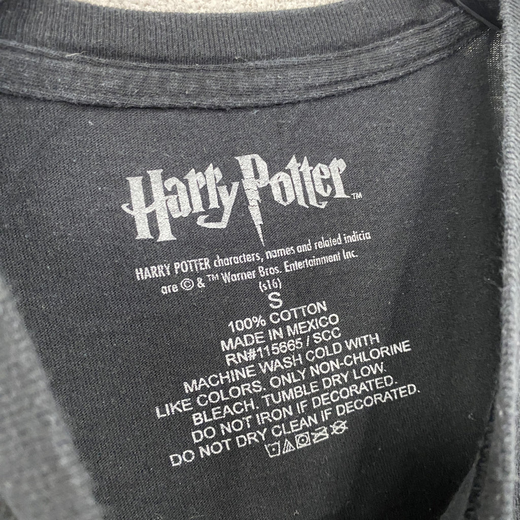 Harry Potter　ハリーポッター　半袖プリントTシャツ　黒　ブラック　Sサイズ