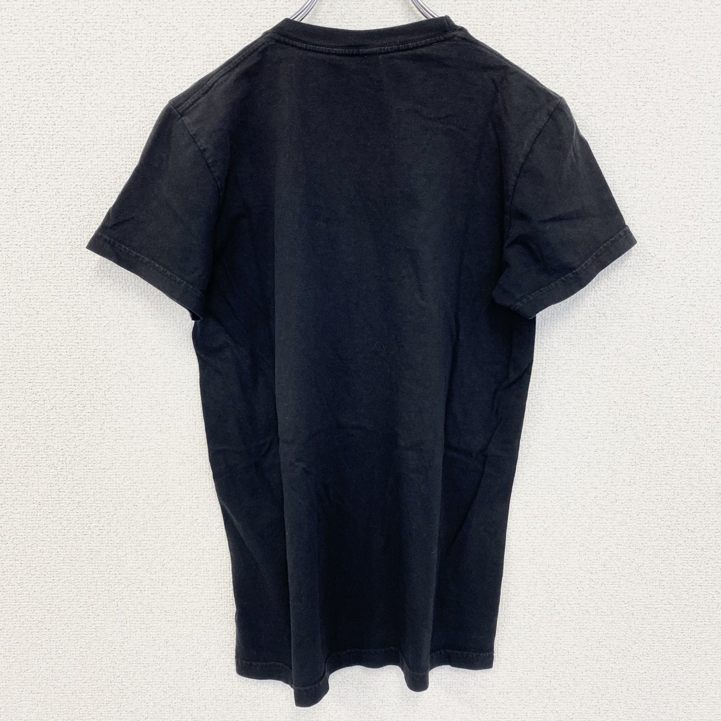 古着 used　アメリカンアパレル　半袖デザインプリントTシャツ　タイプライター　黒　ブラック　クルーネック
