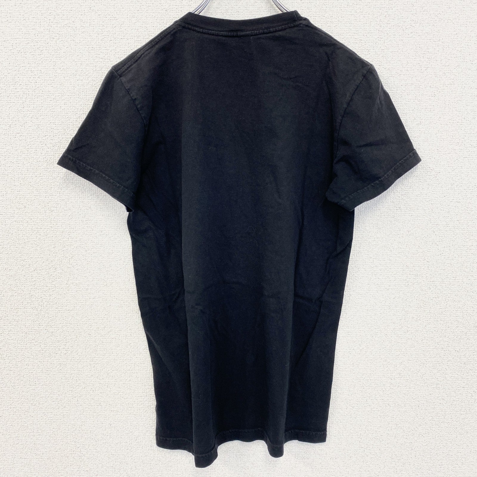 古着 used　アメリカンアパレル　半袖デザインプリントTシャツ　タイプライター　黒　ブラック　クルーネック