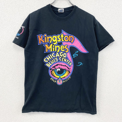 GILDAN　ギルダン　半袖プリントTシャツ　黒　ブラック　Mサイズ