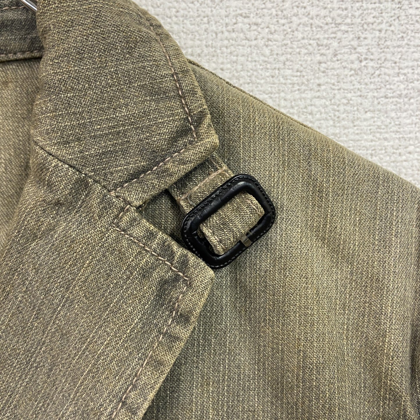 COMME CA ISM　コムサイズム　デニムジャケット　カーキ　Mサイズ