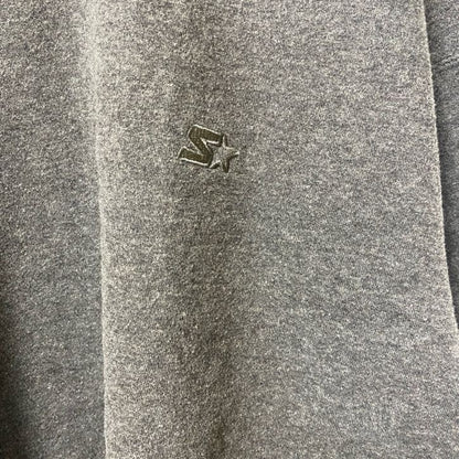 古着 used　STARTER　スターター　長袖ワンポイント刺繍スウェット　トレーナー　グレー　ビッグシルエット　XLサイズ