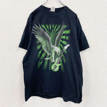 JERZEES　ジャージーズ　半袖プリントTシャツ　紺　ネイビー　XLサイズ