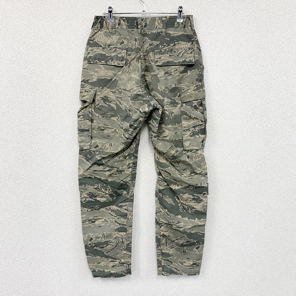 U.S.AIR FORCE　米空軍　ABU　カーゴパンツ　ミリタリーパンツ　8つポケット　デジタルカモ　迷彩　カーキ　30Rサイズ