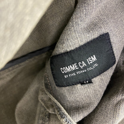 COMME CA ISM　コムサイズム　デニムジャケット　カーキ　Mサイズ