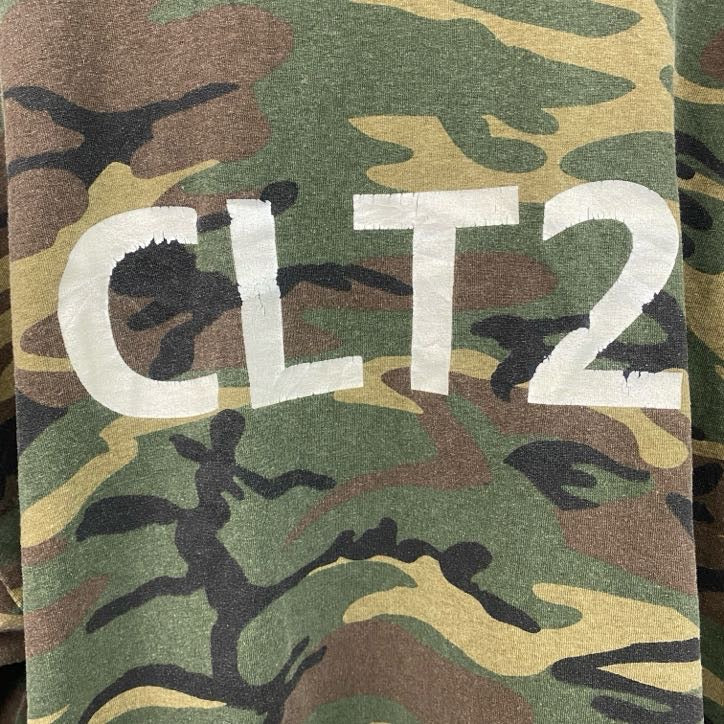 PORT&COMPANY　Amazon　CLT2　半袖プリントTシャツ　企業T　アドバタイジング　迷彩柄　Lサイズ