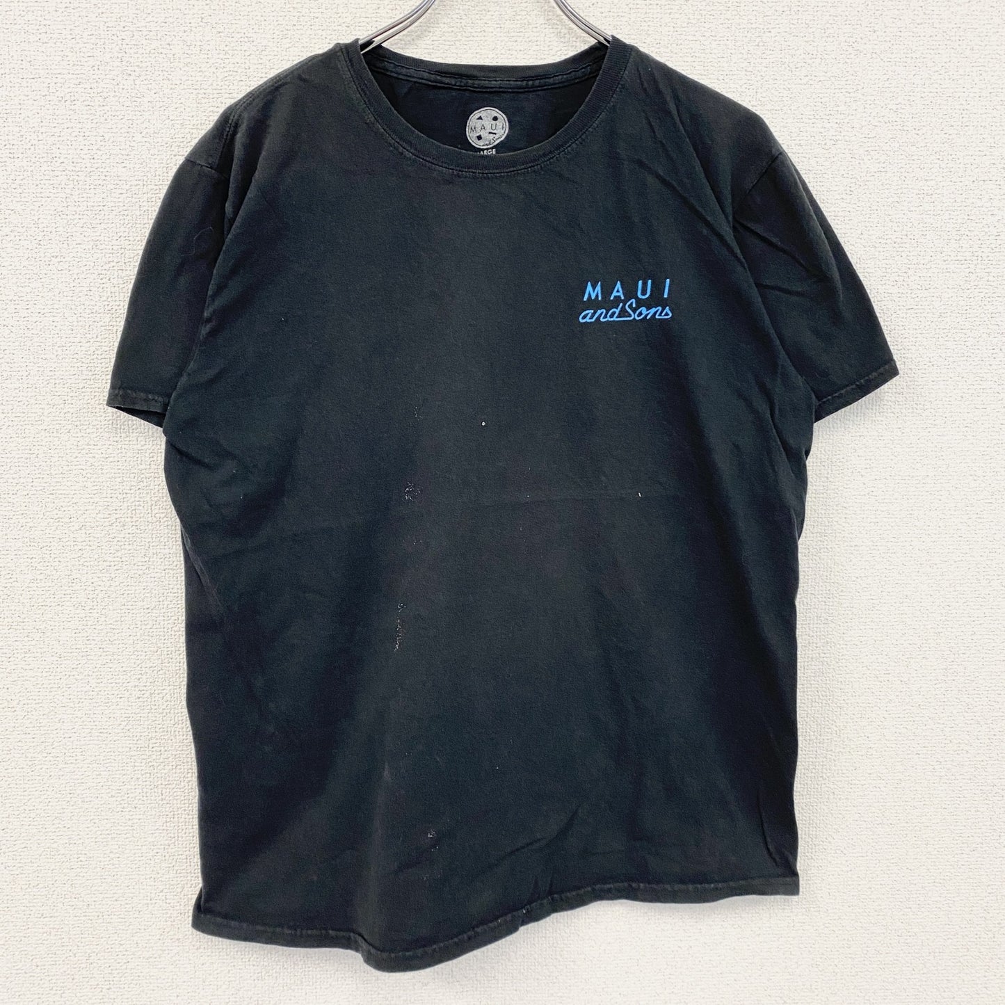 MAUI and Sons 　半袖プリントTシャツ　黒　ブラック　Lサイズ