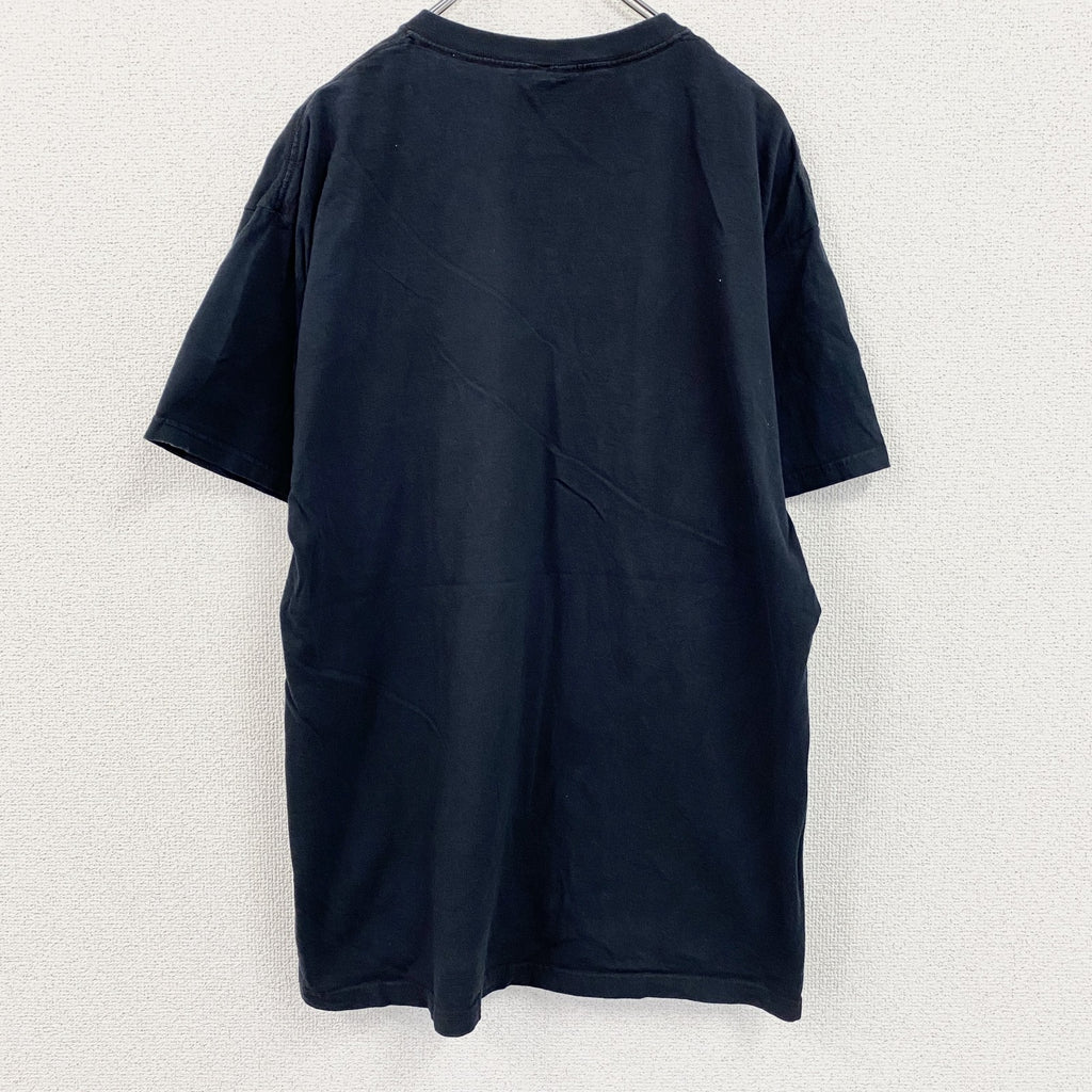 JERZEES　ジャージーズ　半袖プリントTシャツ　紺　ネイビー　XLサイズ