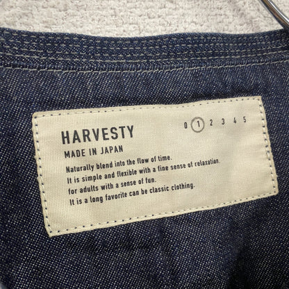 HARVESTY　ハーベスティ　デニムジャケット　インディゴ　1サイズ