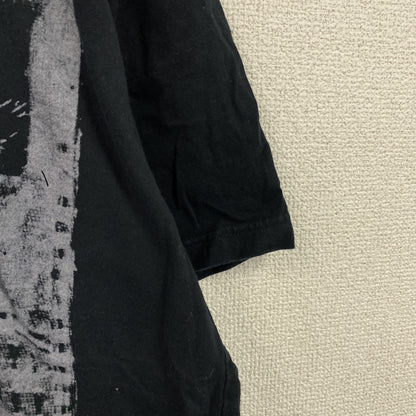 Meters/bonwe　メートルズボンウィ　半袖プリントTシャツ　黒　ブラック　Lサイズ