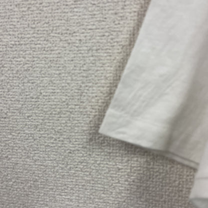90s　Hanes　ヘインズ　半袖プリントTシャツ　ヴィンテージ　シングルステッチ　白　ホワイト　Lサイズ