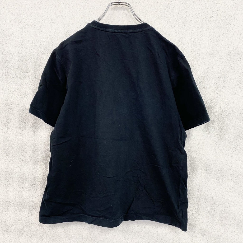 Meters/bonwe　メートルズボンウィ　半袖プリントTシャツ　黒　ブラック　Lサイズ