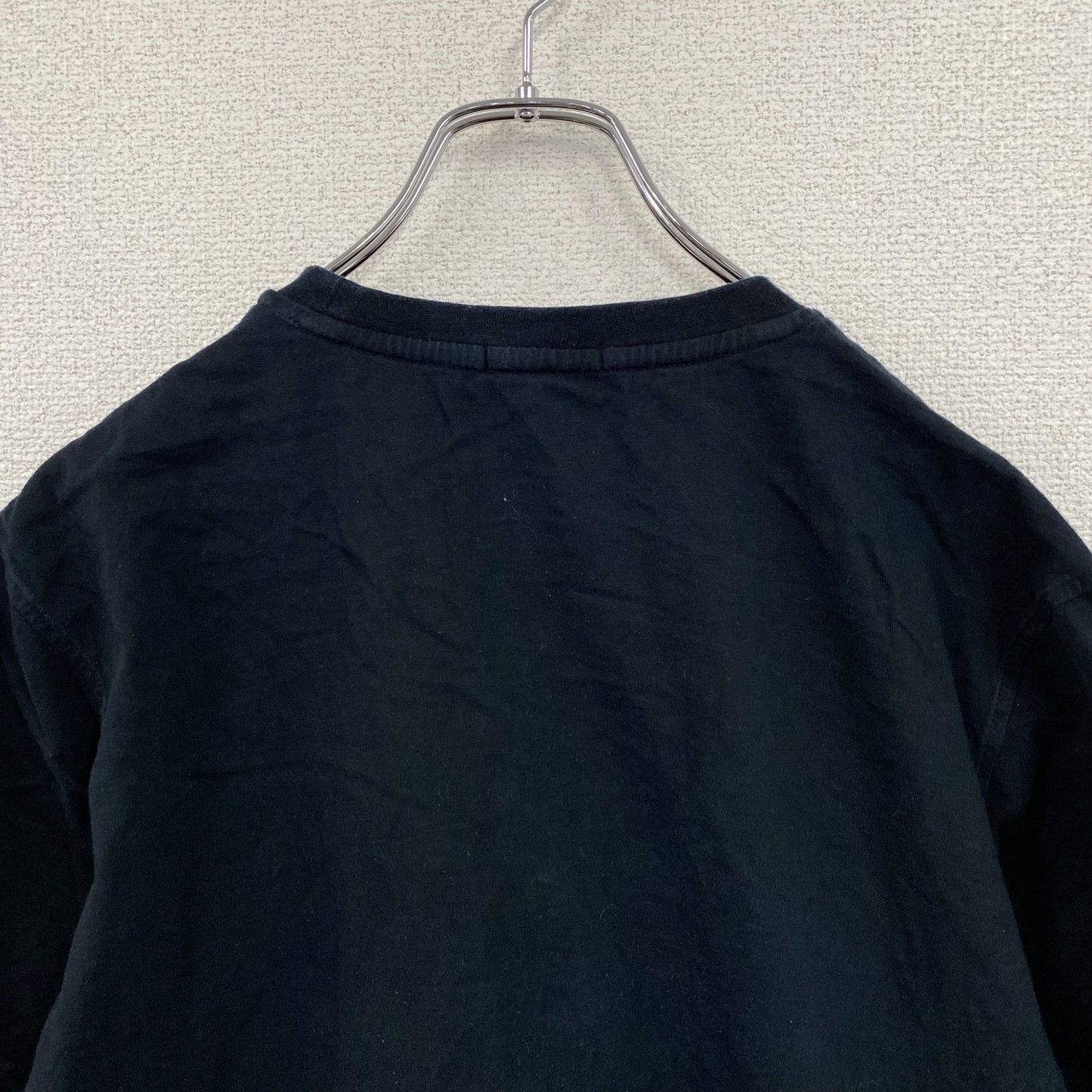 Meters/bonwe　メートルズボンウィ　半袖プリントTシャツ　黒　ブラック　Lサイズ