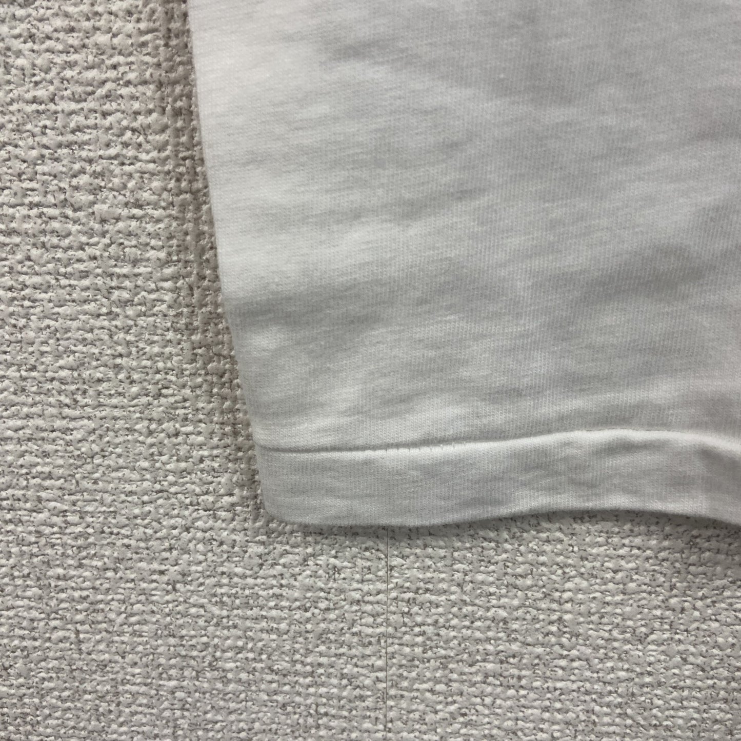 90s　Hanes　ヘインズ　半袖プリントTシャツ　ヴィンテージ　シングルステッチ　白　ホワイト　Lサイズ