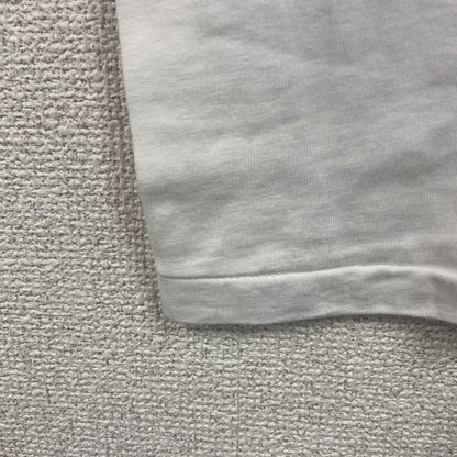 90s　Hanes　ヘインズ　半袖プリントTシャツ　ヴィンテージ　シングルステッチ　白　ホワイト　Lサイズ