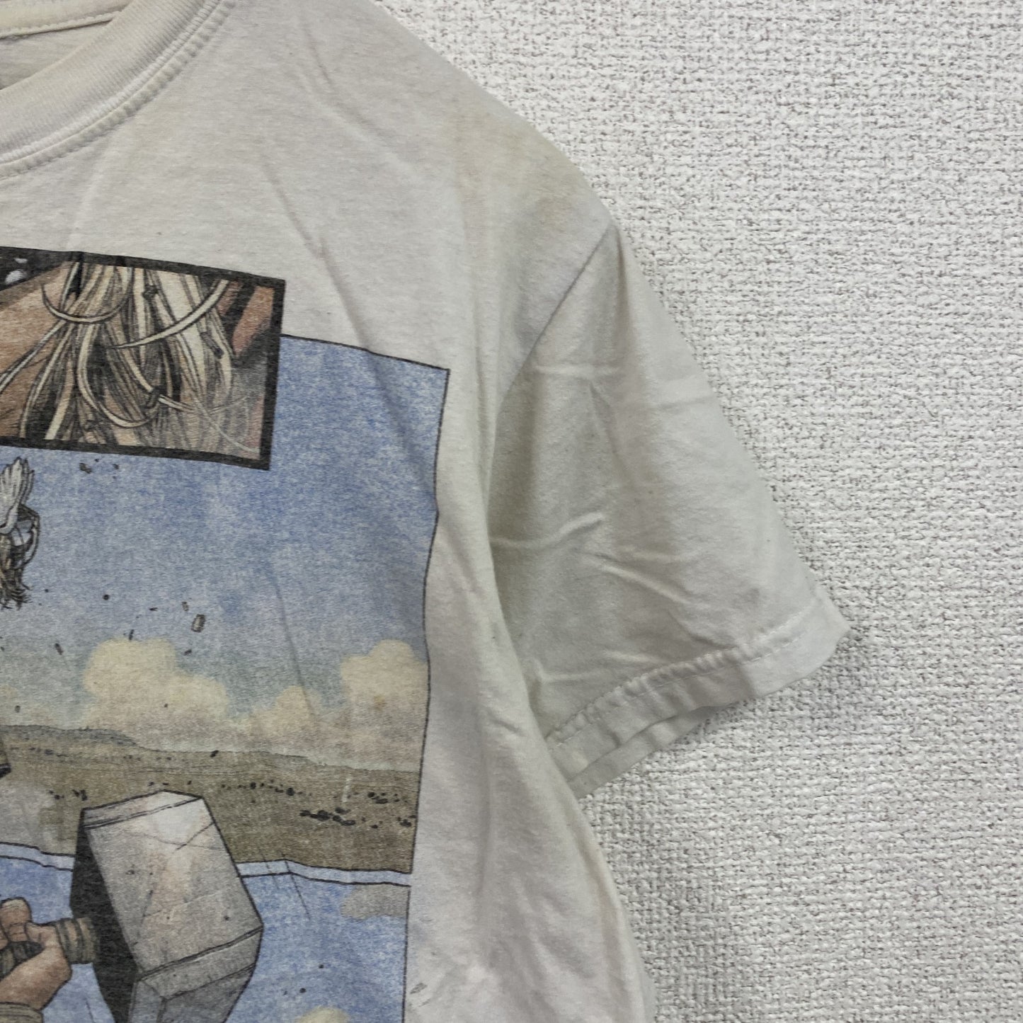 GILDAN　ギルダン　マイティソー　半袖プリントTシャツ　白　ホワイト　Sサイズ