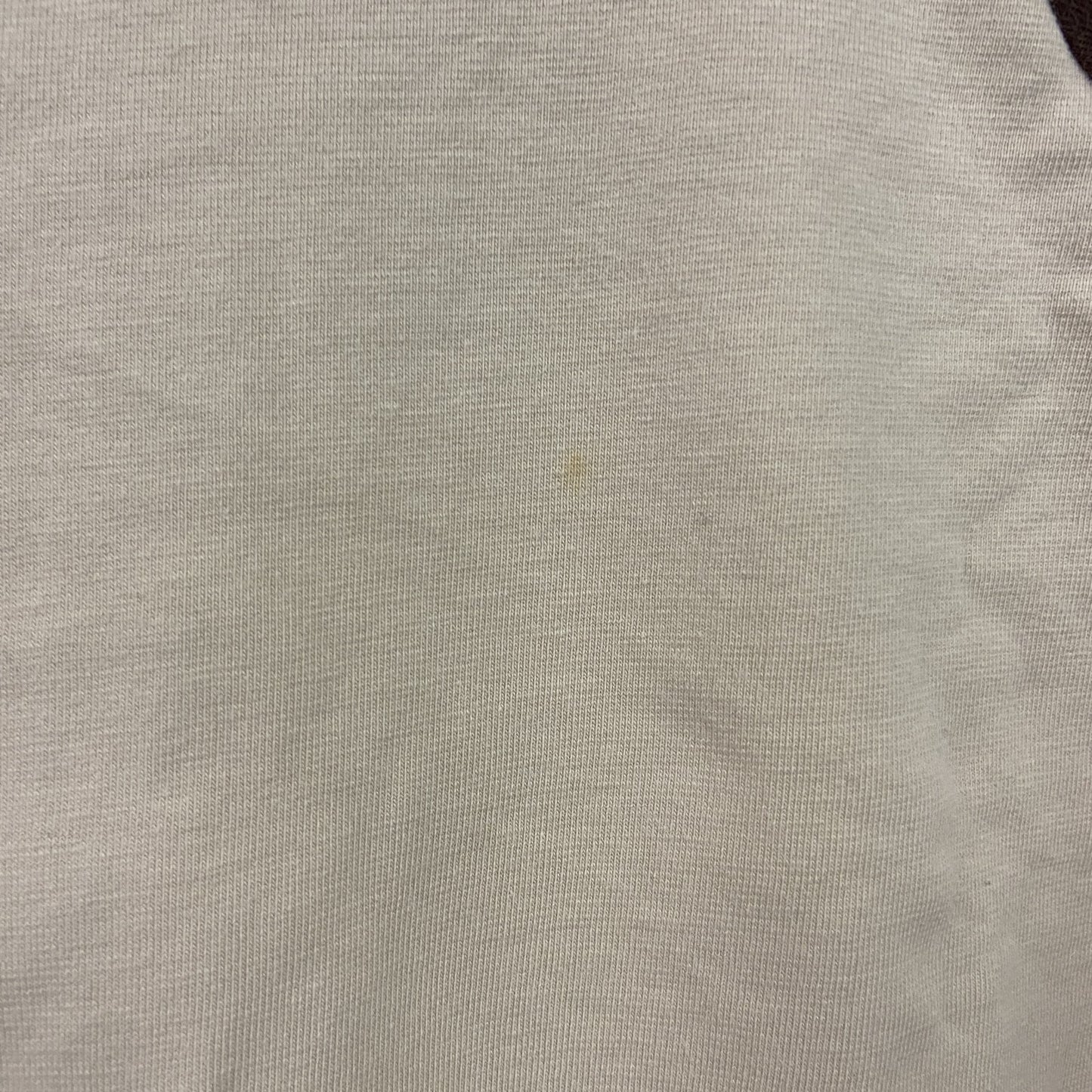 adidas　アディダス　半袖プリントTシャツ　茶色　ブラウン　ライトベージュ　バイカラー　Lサイズ