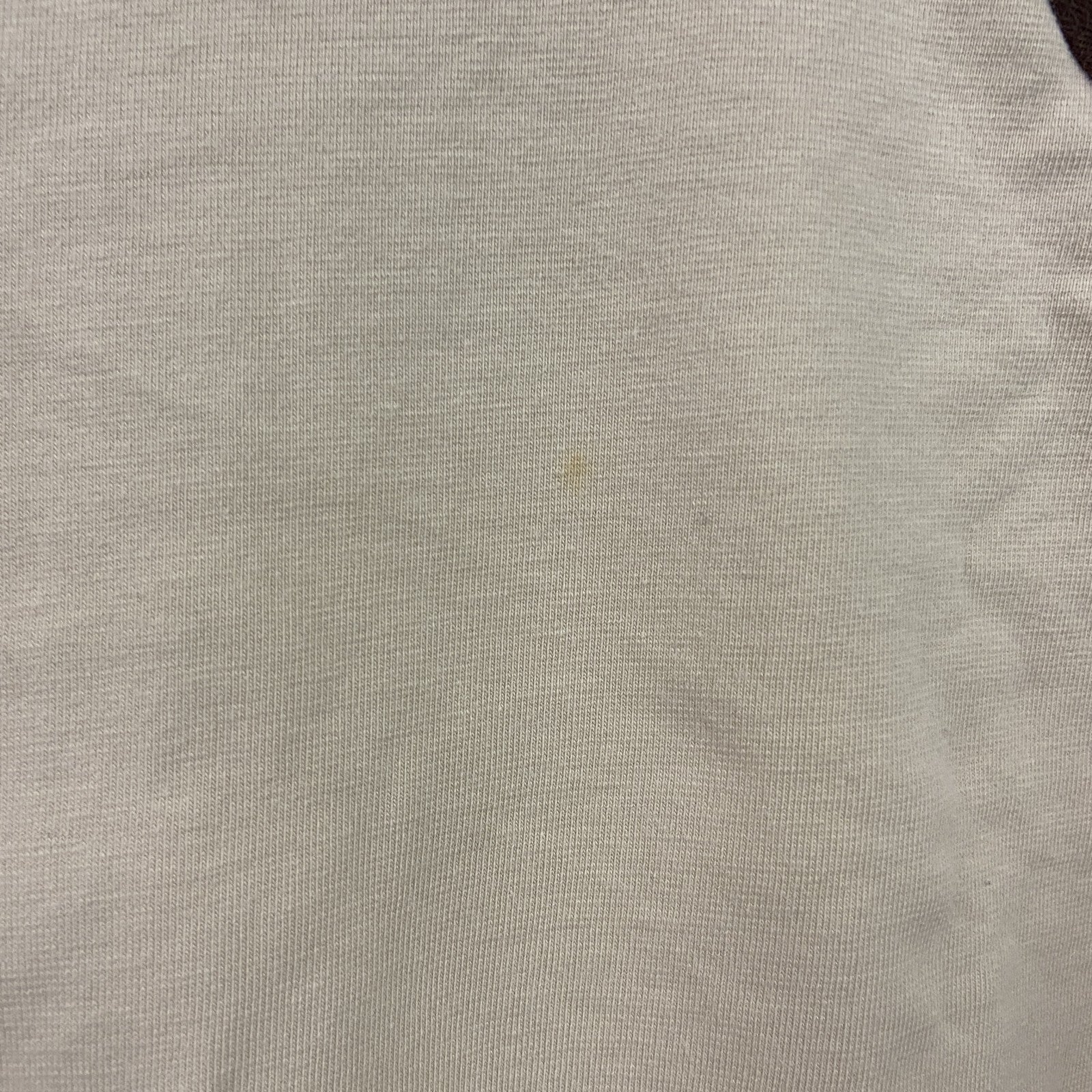 adidas　アディダス　半袖プリントTシャツ　茶色　ブラウン　ライトベージュ　バイカラー　Lサイズ