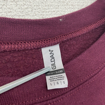 GILDAN　ギルダン　スウェット/トレーナー　4連プリント　ワインレッド　Lサイズ
