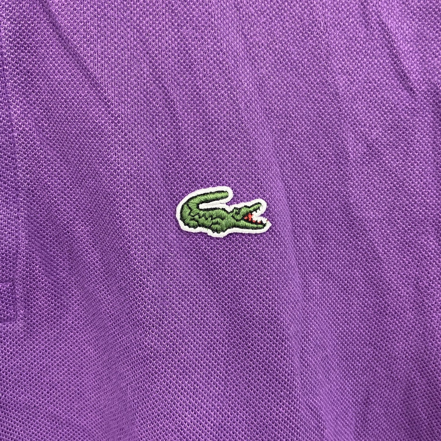 LACOSTE　ラコステ　半袖ポロシャツ　紫　パープル　3サイズ