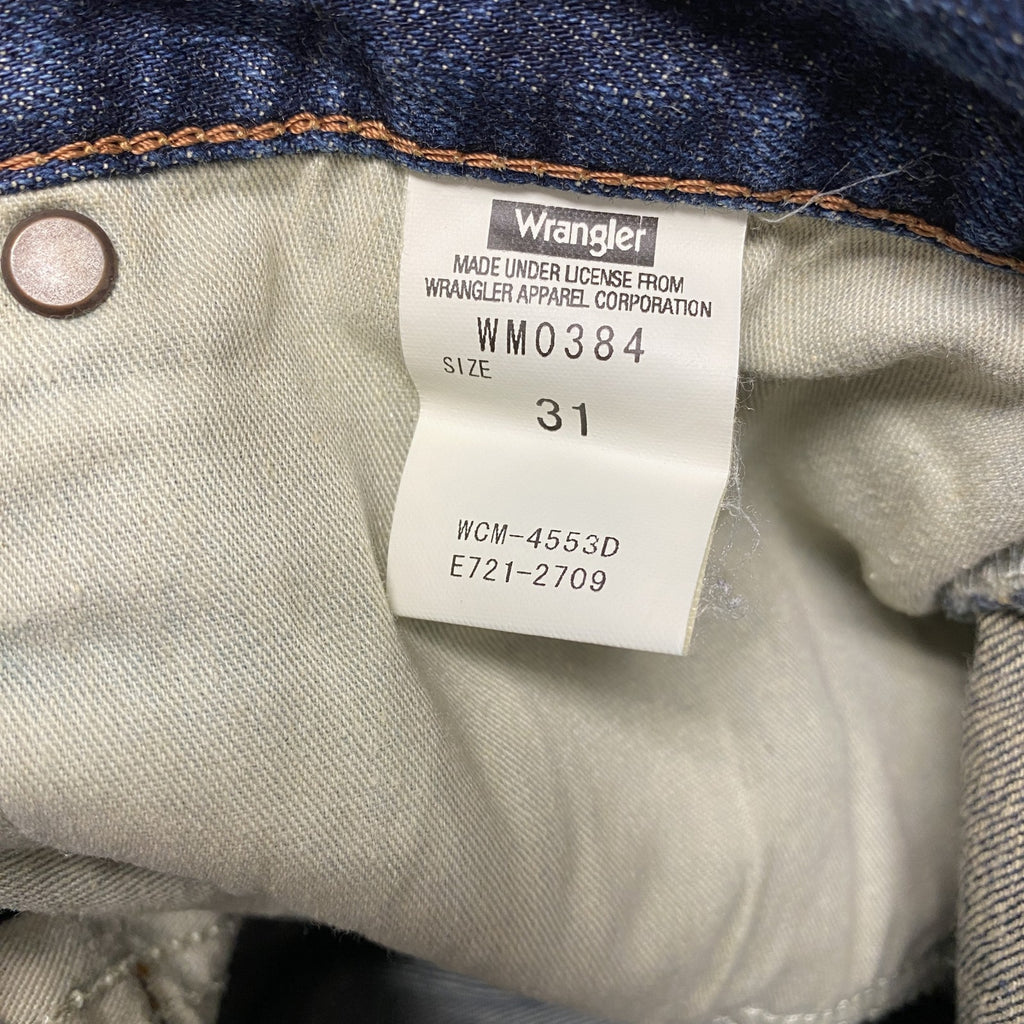 Wrangler　ラングラー　Disney　フレアデニムパンツ/ジーンズ　ディズニーデザイン　再構築　インディゴ　31サイズ
