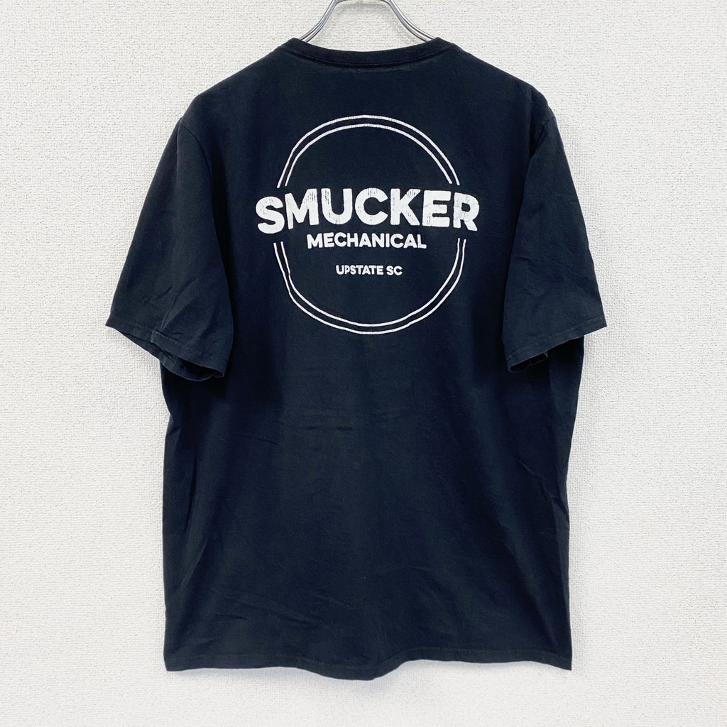 RUSSELL ATHLETIC　ラッセル 　半袖プリントTシャツ　黒　ブラック　XLサイズ