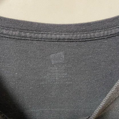 Hanes　ヘインズ　半袖プリントTシャツ　レーシング　両面プリント　レース旗　クルーネック　黒　ブラック　XLサイズ