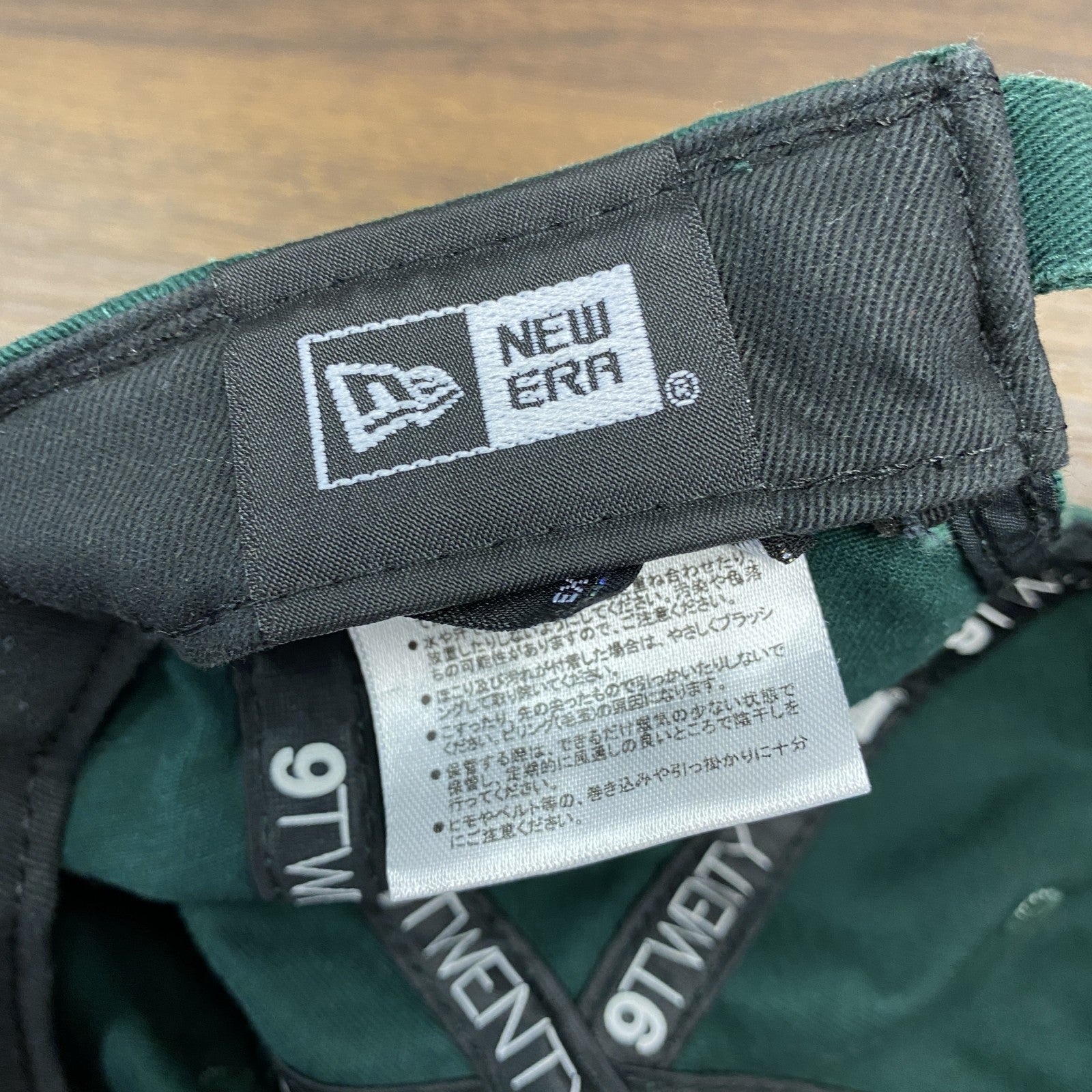 NEW ERA　ニューエラ　MLB　ニューヨークヤンキース　9TWENTY　6パネルキャップ　ベースボールキャップ　緑　グリーン