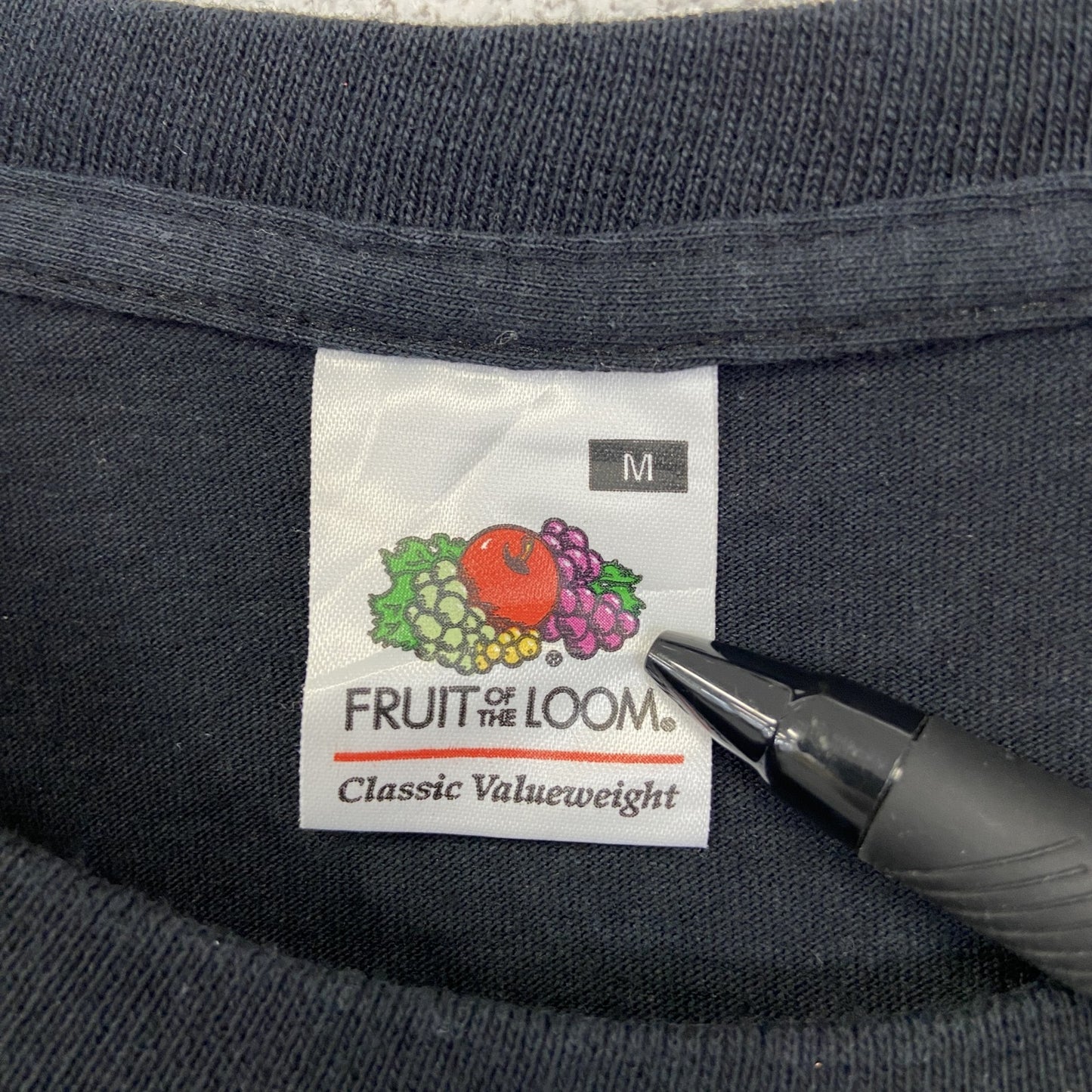 古着 used　FRUIT OF LOOM.　半袖プリントTシャツ　Plant Rock　黒　スカル　クルーネック　Mサイズ