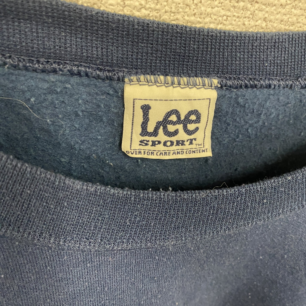 90s　Lee　リー　スウェット/トレーナー　ニューヨークヤンキース　ワンポイント　ヴィンテージ　紺　ネイビー