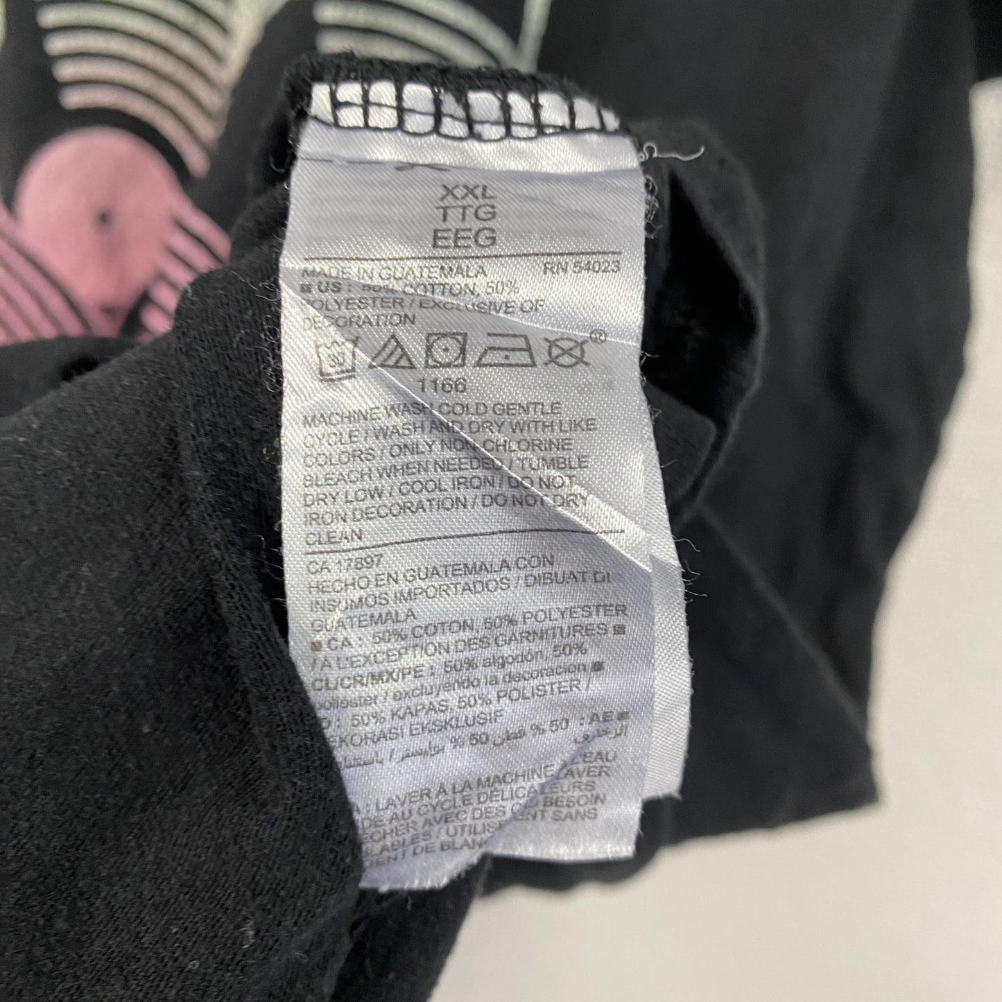 OLD NAVY　オールドネイビー 　半袖プリントTシャツ　黒　ブラック　2XLサイズ
