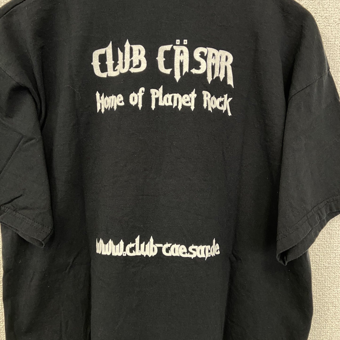 古着 used　FRUIT OF LOOM.　半袖プリントTシャツ　Plant Rock　黒　スカル　クルーネック　Mサイズ