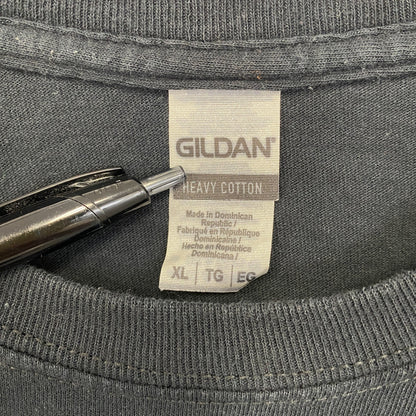 古着 used　GILDAN ギルダン　半袖プリントTシャツ　GIMPY’S ON 150　黒　ビックシルエット　XLサイズ