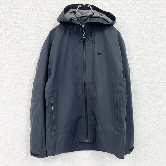 LACOSTE　ラコステ　マウンテンパーカー　ワッペン　ワンポイント　黒　ブラック　Sサイズ