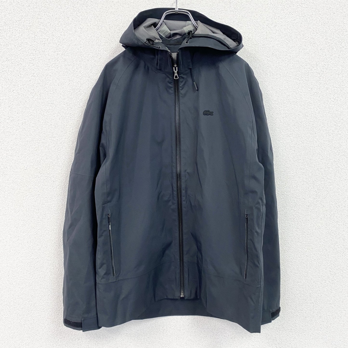 LACOSTE　ラコステ　フルジップパーカー/フーディー　灰色　グレー　Sサイズ