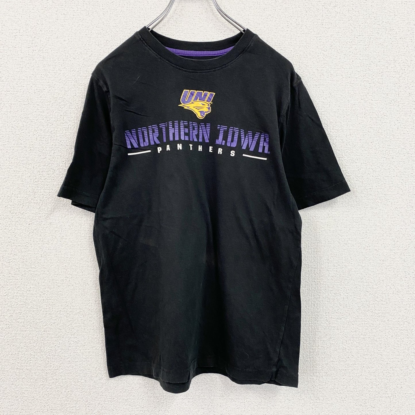 Colosseum　コロシアム　半袖プリントTシャツ　カレッジT　黒　ブラック　Mサイズ