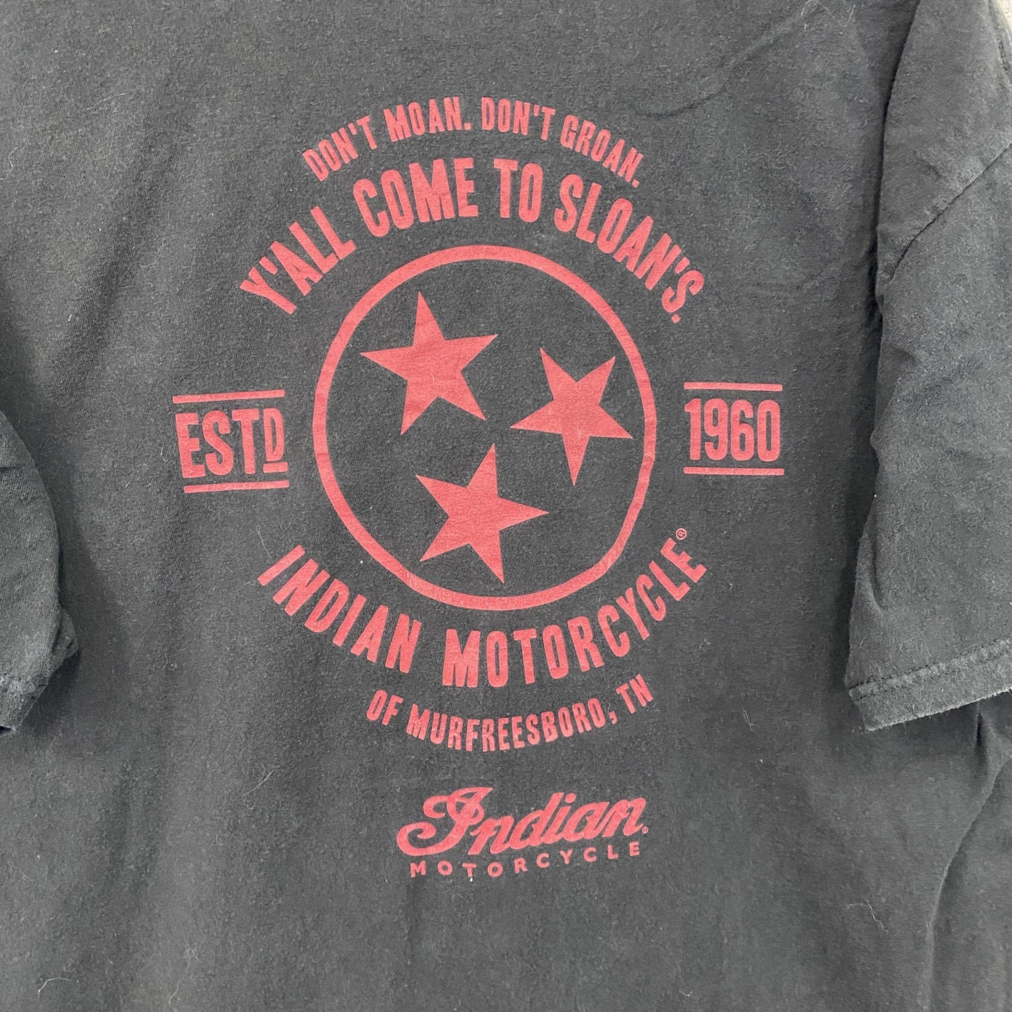 Indian　半袖プリントTシャツ　黒　ブラック　Lサイズ