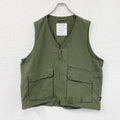 FREAK'S STORE　フリークスストア　COUDURA VEST　コーデュラベスト　3つポケット　カーキ　Mサイズ